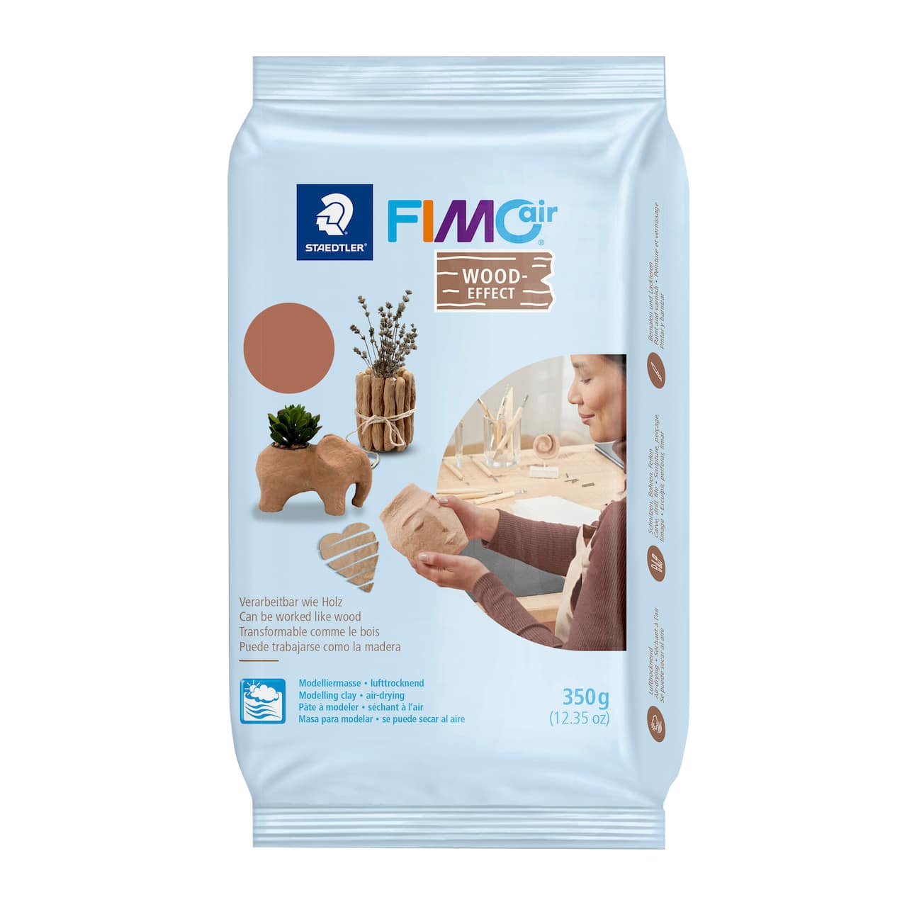 FIMO&#xAE; Air 12.3oz. Wood-Effect Air-Dry Modeling Clay